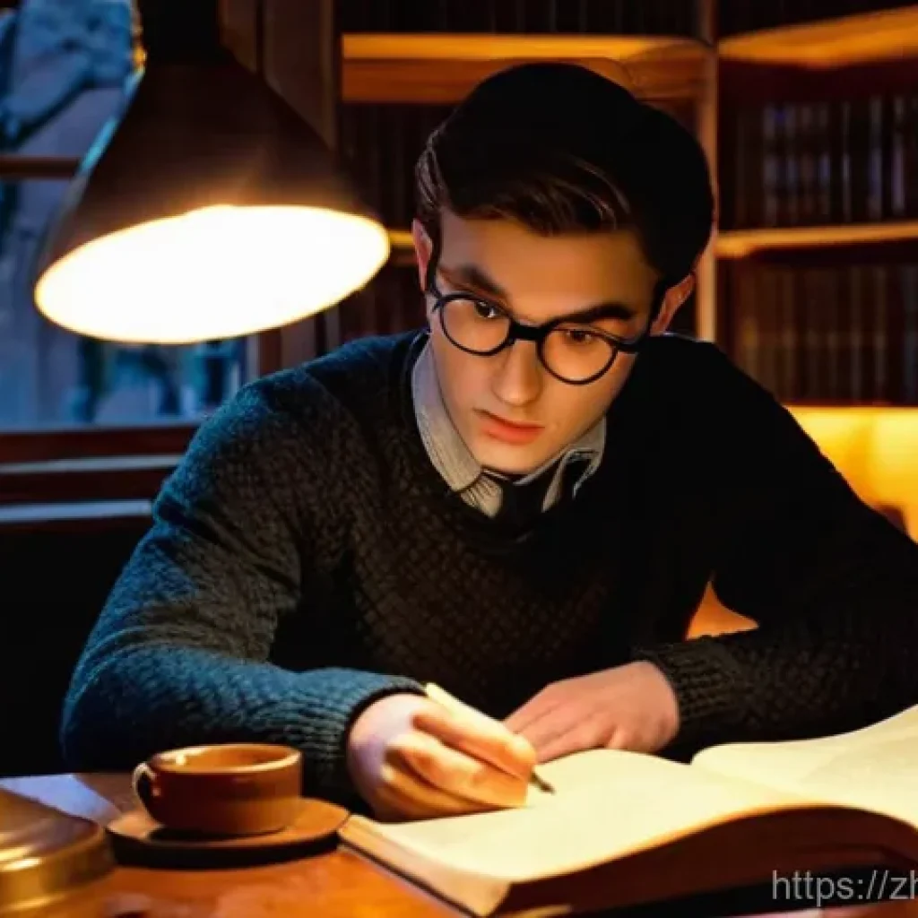 철학자의 독서법 - **Prompt 1: The Literary Detective**
    *   **Description:** A wide-angle, cinematic shot of a youn...